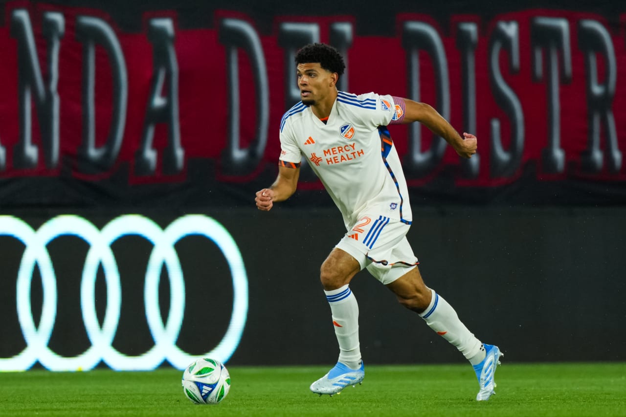 WASHINGTON, D.C. - APRIL 12: D.C. United against FC Cincinnati on April 12, 2025 at Audi Field in Washington, D.C.