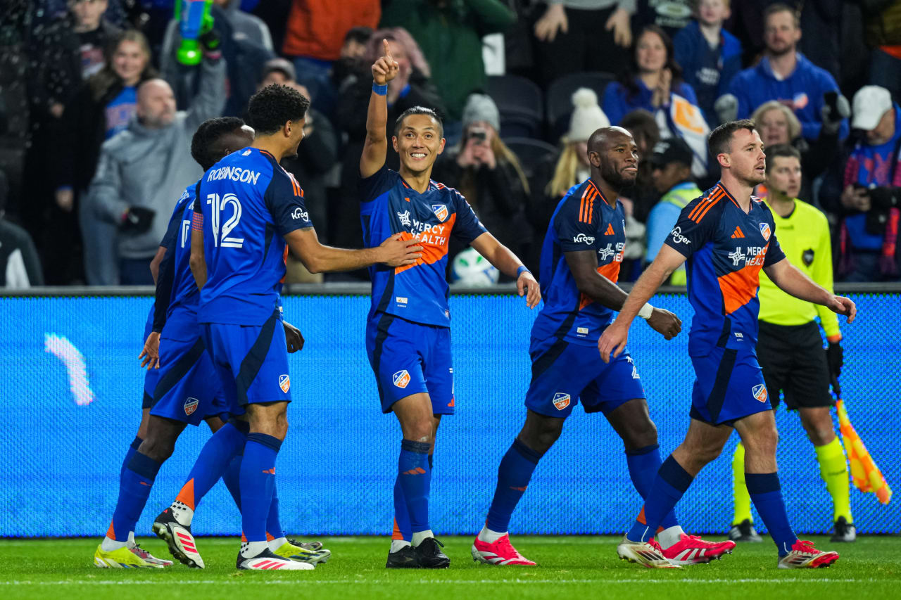 CINCINNATI, OHIO - MARCH 8: FC Cincinnati against Toronto FC on March 8, 2025 at TQL Stadium in Cincinnati, Ohio.