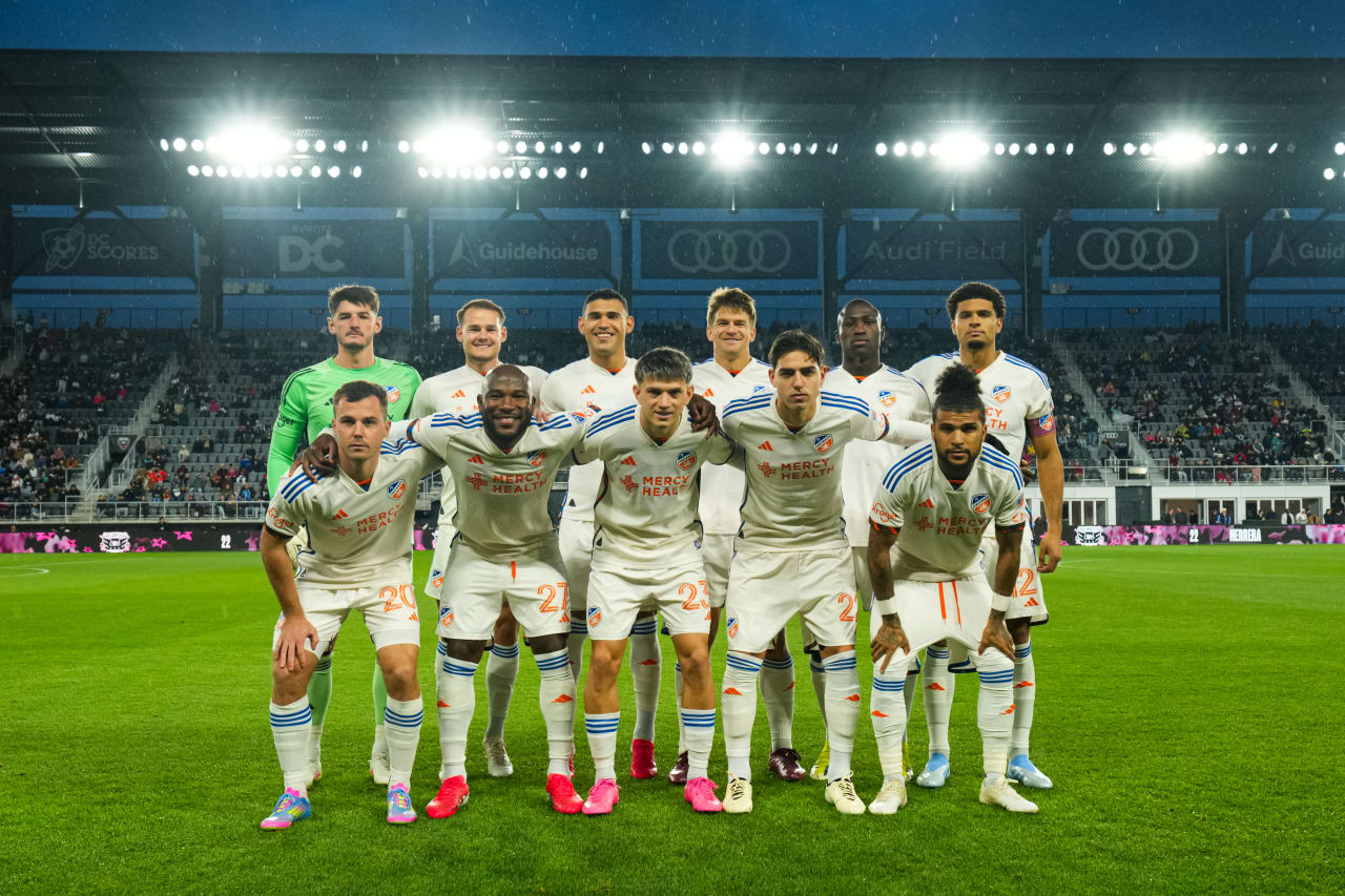 WASHINGTON, D.C. - APRIL 12: D.C. United against FC Cincinnati on April 12, 2025 at Audi Field in Washington, D.C.