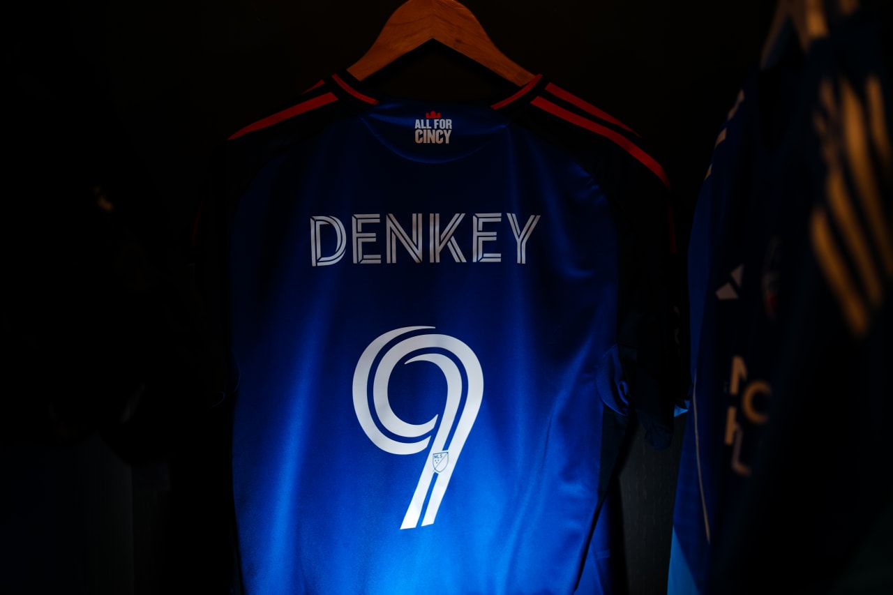 CINCINNATI, OHIO - FEBRUARY 22: FC Cincinnati against New York Red Bulls on February 22, 2025 at TQL Stadium in Cincinnati, Ohio.