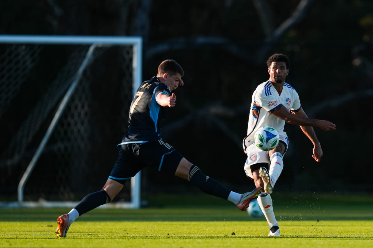CLEARWATER, FLORIDA - FEBRUARY 7: FC Cincinnati during a preseason match against Philadelphia Union on February 7, 2025 at Joe DiMaggio Sports Complex in Clearwater, Florida.