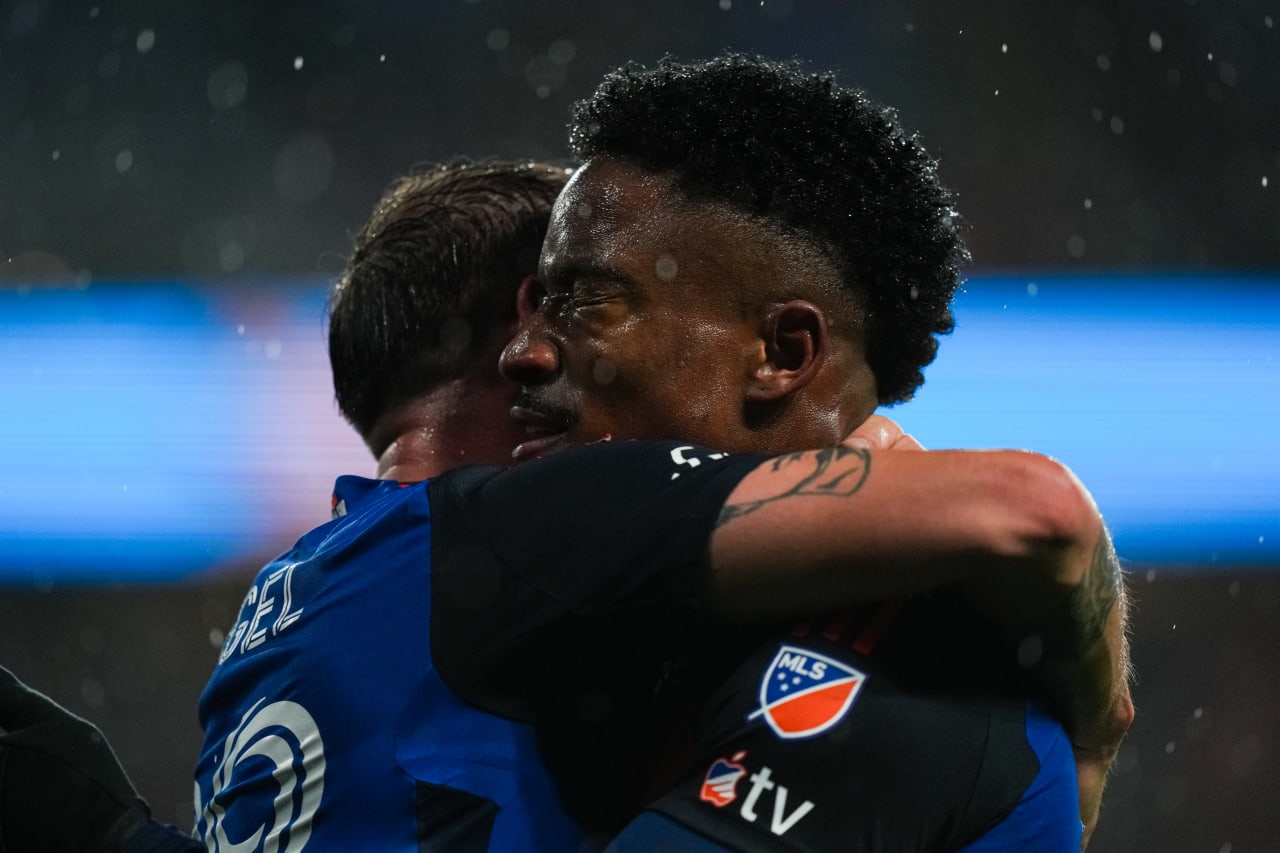 CINCINNATI, OHIO - APRIL 5: FC Cincinnati against New England Revolution on April 5, 2025 at TQL Stadium in Cincinnati, Ohio.