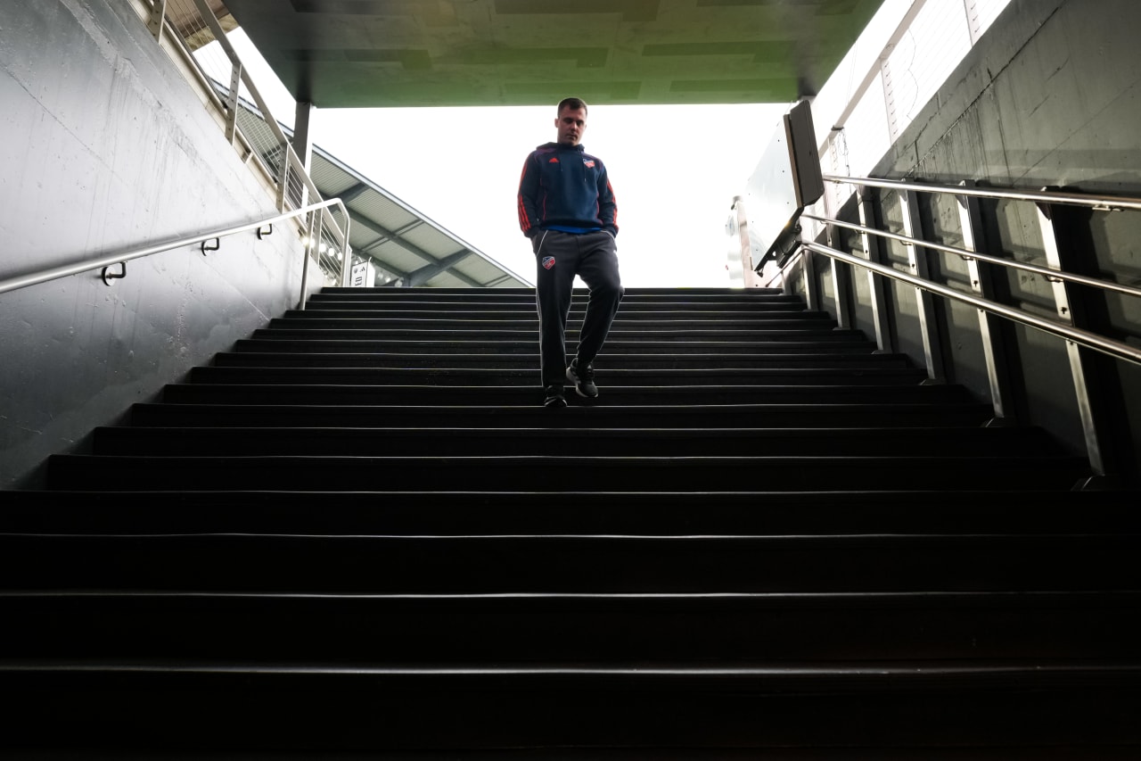 WASHINGTON, D.C. - APRIL 12: D.C. United against FC Cincinnati on April 12, 2025 at Audi Field in Washington, D.C.
