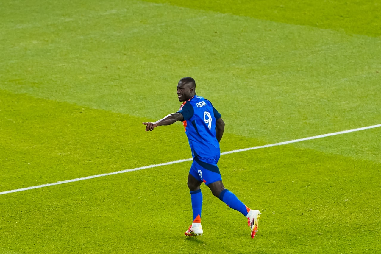 CINCINNATI, OHIO - FEBRUARY 22: FC Cincinnati against New York Red Bulls on February 22, 2025 at TQL Stadium in Cincinnati, Ohio.