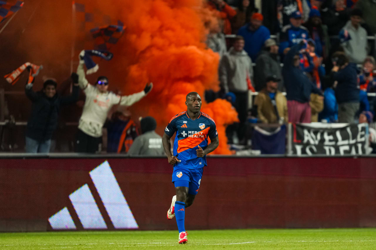 CINCINNATI, OHIO - FEBRUARY 22: FC Cincinnati against New York Red Bulls on February 22, 2025 at TQL Stadium in Cincinnati, Ohio.