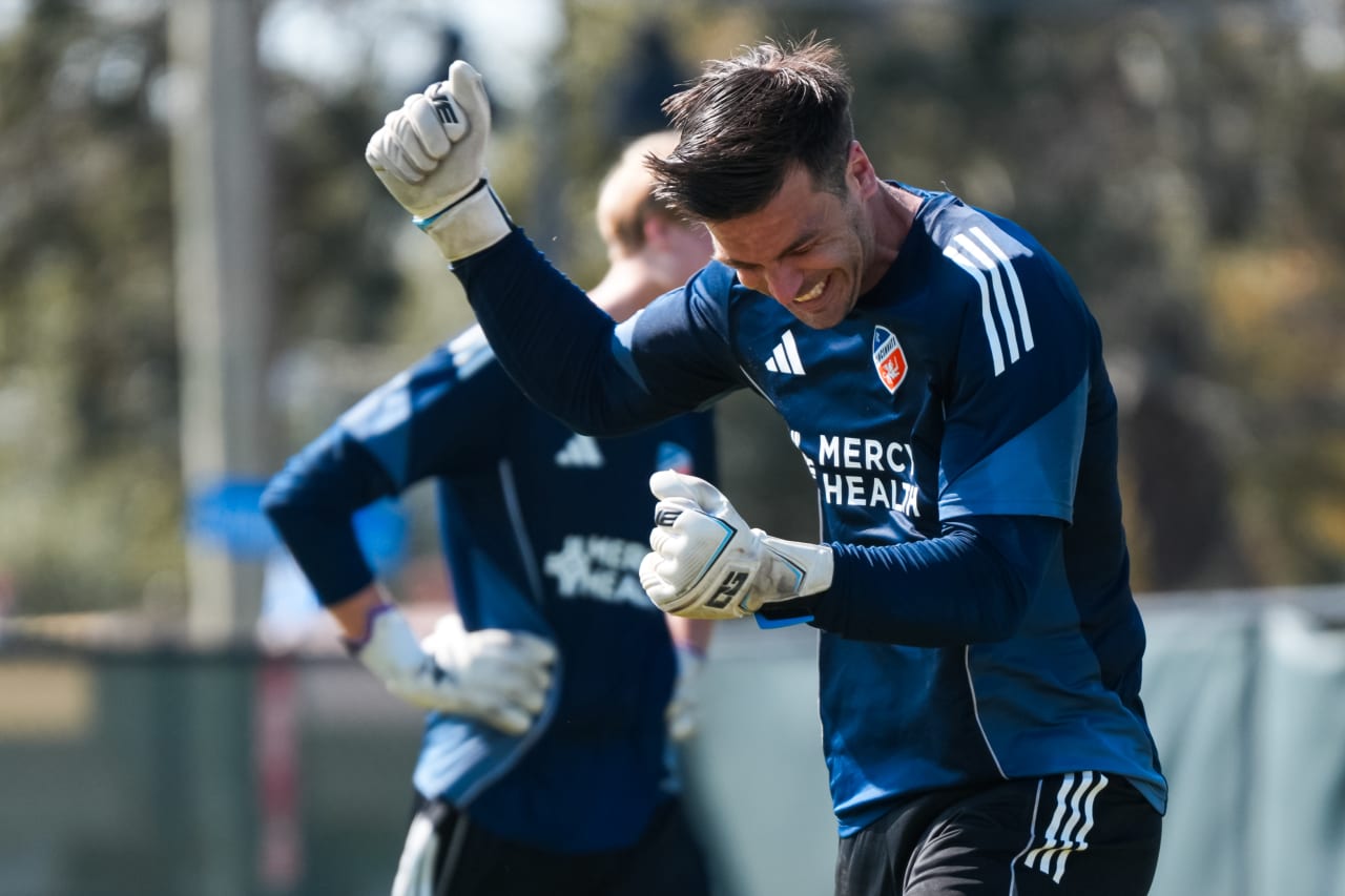 CLEARWATER, FLORIDA - FEBRUARY 10: FC Cincinnati during preseason training on February 10, 2025 at Walter Campbell Sports Park in Clearwater, Florida.