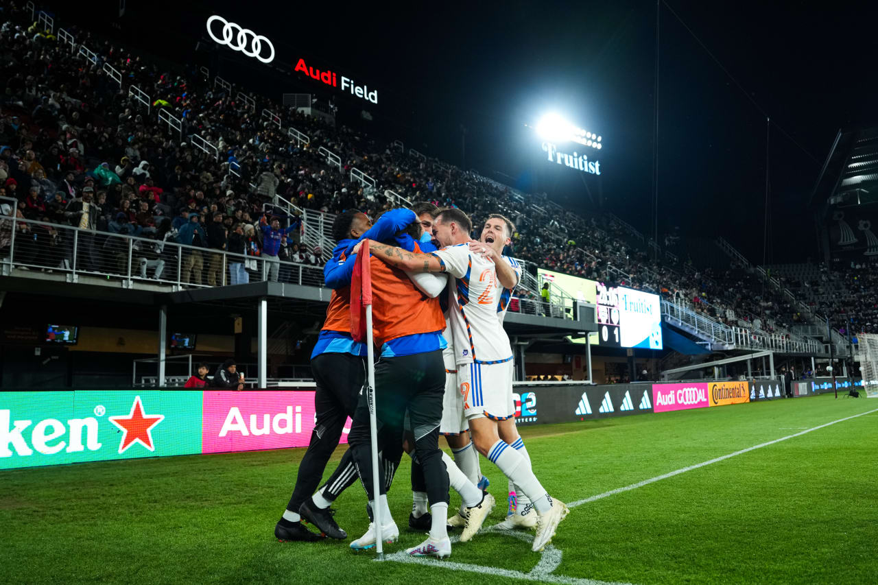 WASHINGTON, D.C. - APRIL 12: D.C. United against FC Cincinnati on April 12, 2025 at Audi Field in Washington, D.C.