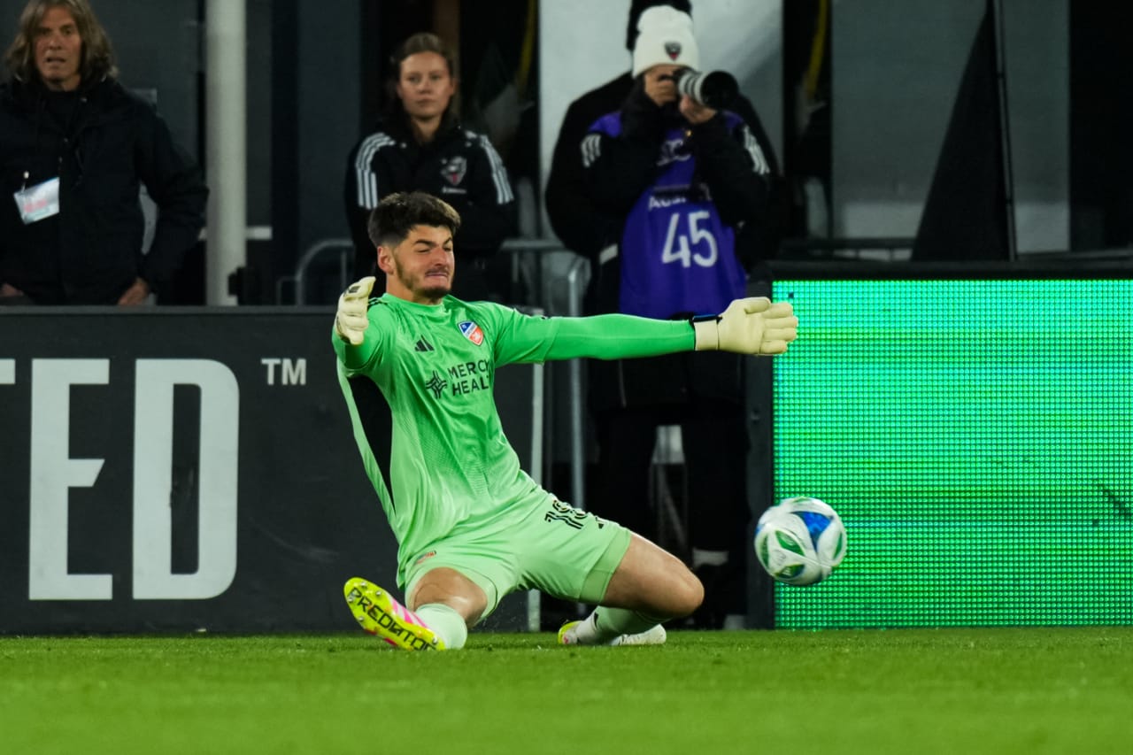 WASHINGTON, D.C. - APRIL 12: D.C. United against FC Cincinnati on April 12, 2025 at Audi Field in Washington, D.C.