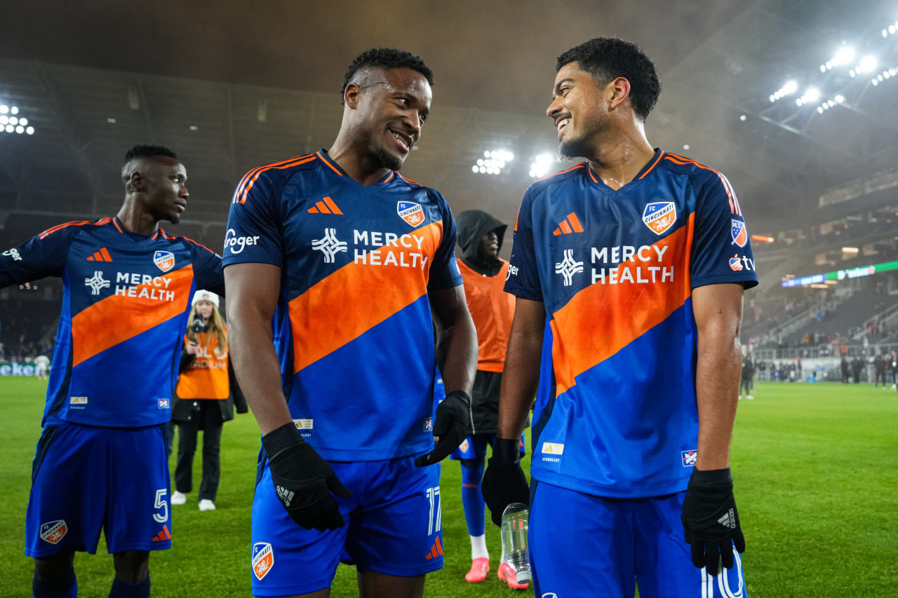 CINCINNATI, OHIO - MARCH 8: FC Cincinnati against Toronto FC on March 8, 2025 at TQL Stadium in Cincinnati, Ohio.