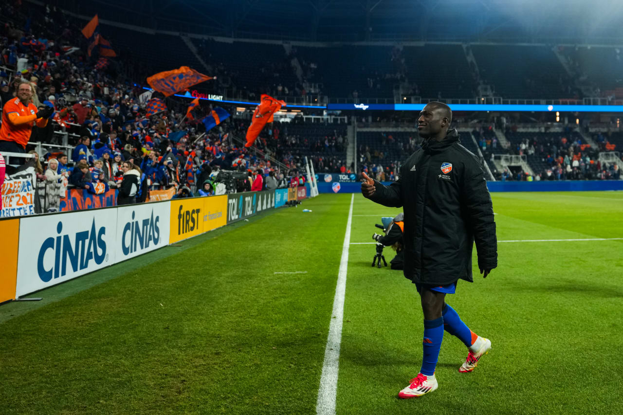 CINCINNATI, OHIO - FEBRUARY 22: FC Cincinnati against New York Red Bulls on February 22, 2025 at TQL Stadium in Cincinnati, Ohio.