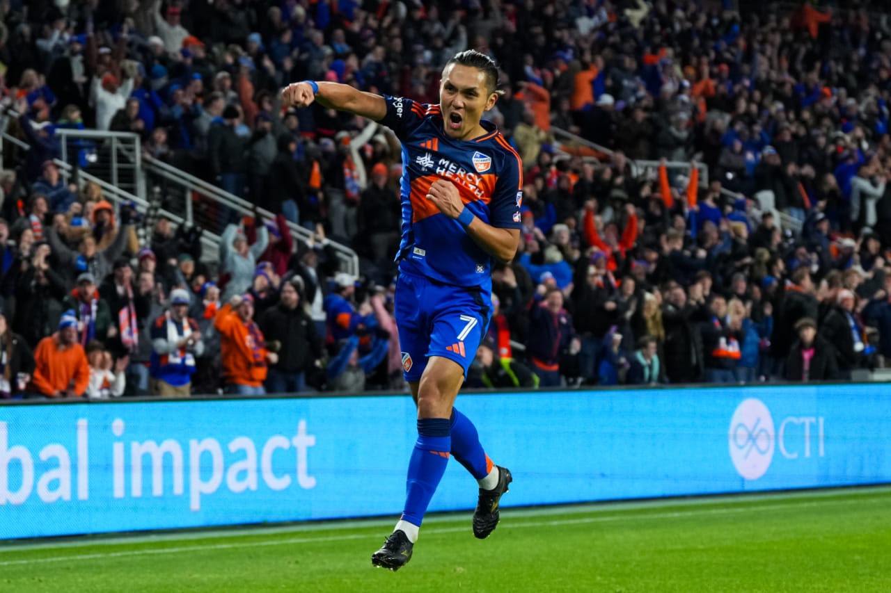 CINCINNATI, OHIO - MARCH 8: FC Cincinnati against Toronto FC on March 8, 2025 at TQL Stadium in Cincinnati, Ohio.