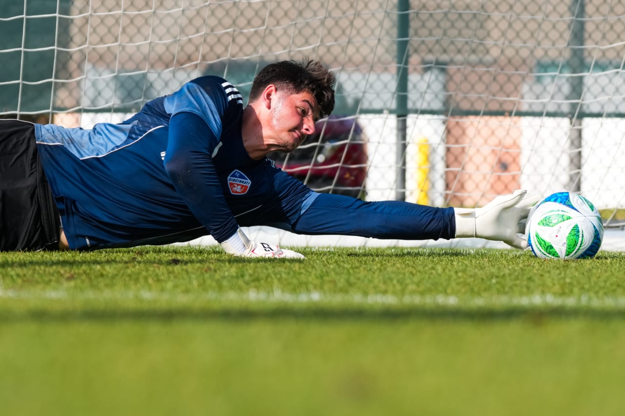CLEARWATER, FLORIDA - FEBRUARY 11: FC Cincinnati during preseason training on February 11, 2025 at Walter Campbell Sports Park in Clearwater, Florida.