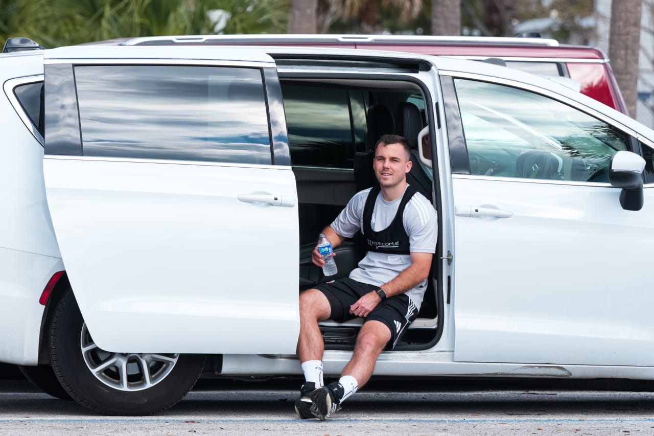CLEARWATER, FLORIDA - FEBRUARY 11: FC Cincinnati during preseason training on February 11, 2025 at Walter Campbell Sports Park in Clearwater, Florida.
