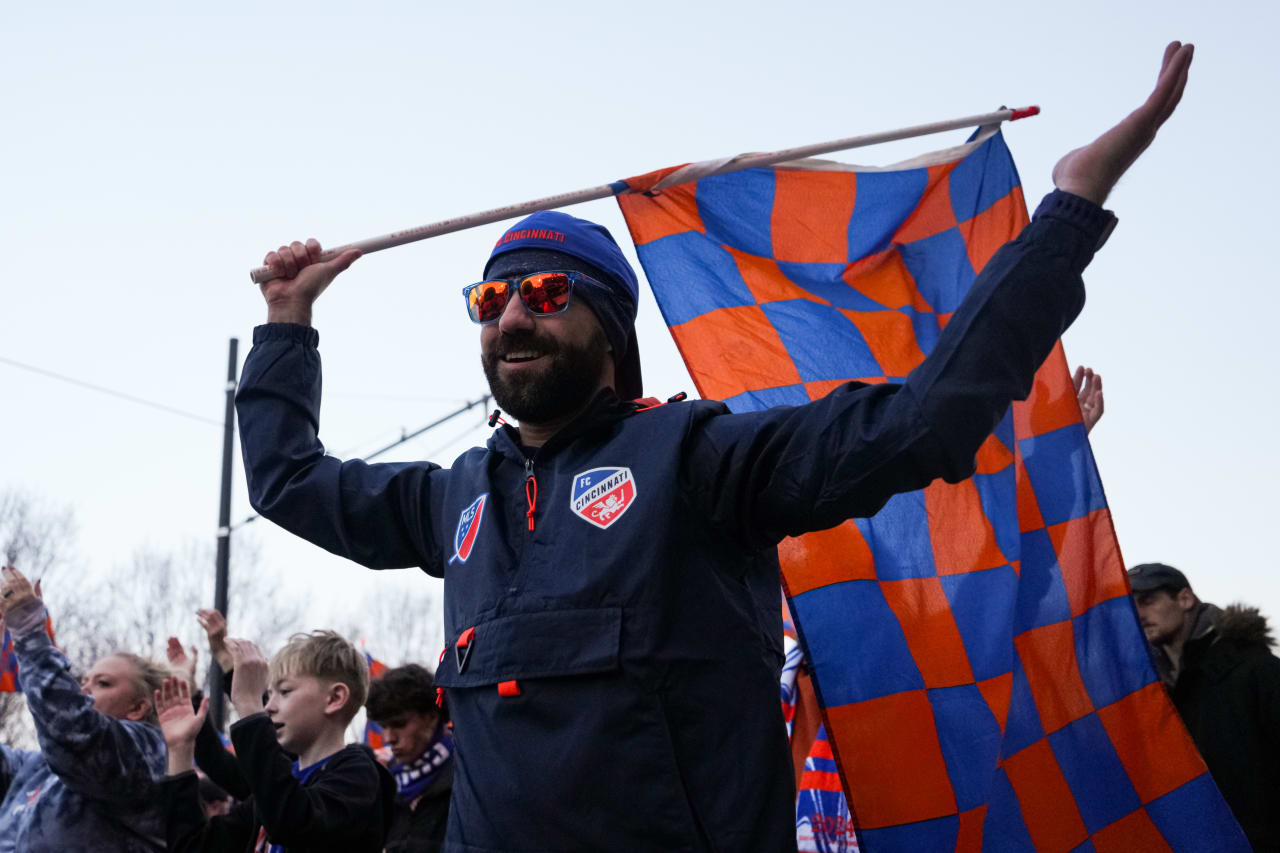 CINCINNATI, OHIO - MARCH 8: FC Cincinnati against Toronto FC on March 8, 2025 at TQL Stadium in Cincinnati, Ohio.