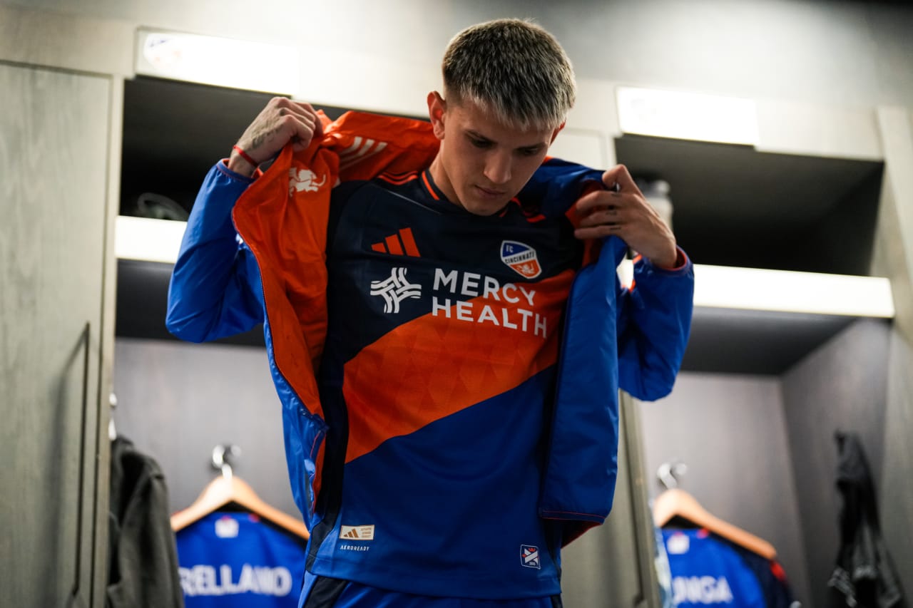 CINCINNATI, OHIO - MARCH 8: FC Cincinnati against Toronto FC on March 8, 2025 at TQL Stadium in Cincinnati, Ohio.