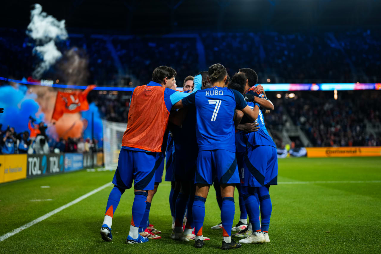CINCINNATI, OHIO - MARCH 8: FC Cincinnati against Toronto FC on March 8, 2025 at TQL Stadium in Cincinnati, Ohio.