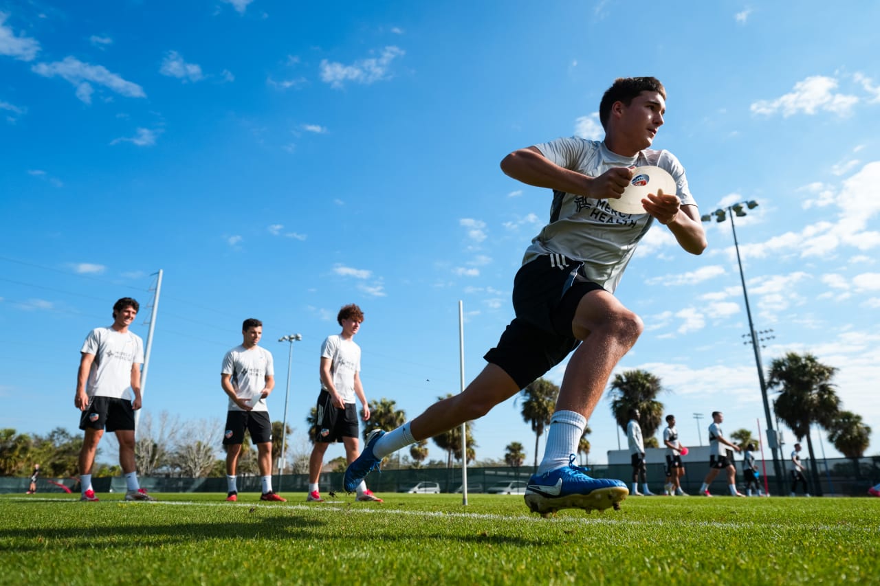 CLEARWATER, FLORIDA - FEBRUARY 11: FC Cincinnati during preseason training on February 11, 2025 at Walter Campbell Sports Park in Clearwater, Florida.