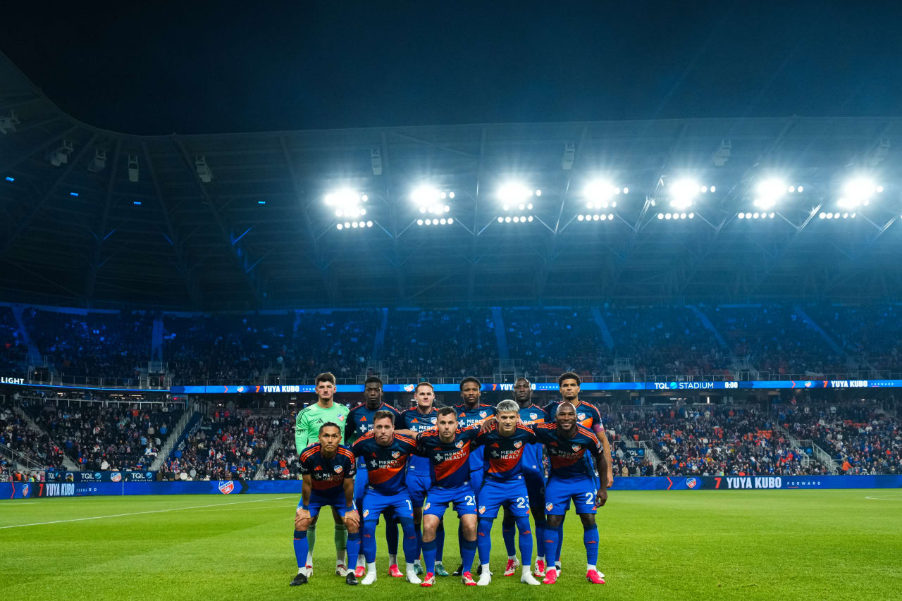 CINCINNATI, OHIO - MARCH 8: FC Cincinnati against Toronto FC on March 8, 2025 at TQL Stadium in Cincinnati, Ohio.