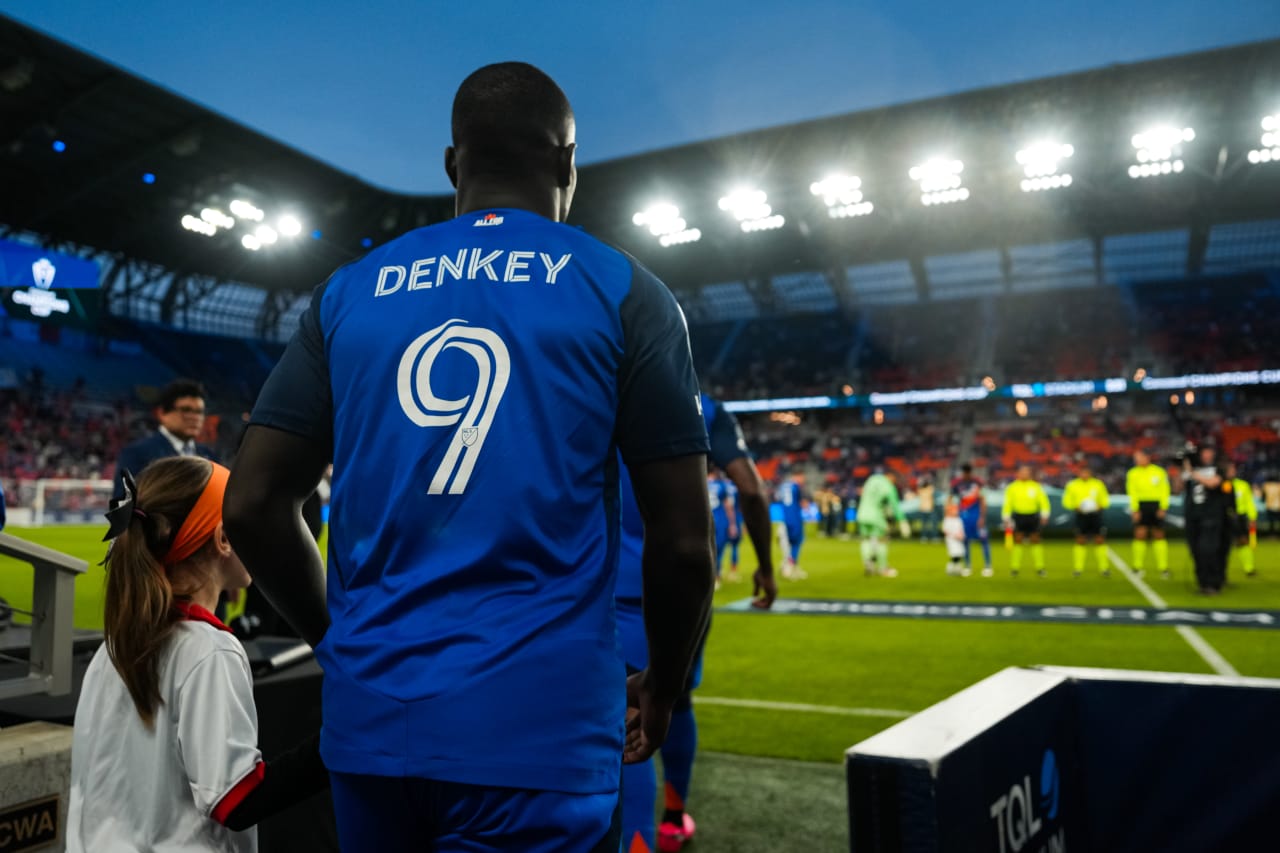 CINCINNATI, OHIO - FEBRUARY 26: FC Cincinnati during a Concacaf Champions Cup match against FC Motagua on February 26, 2025 at TQL Stadium in Cincinnati, Ohio.