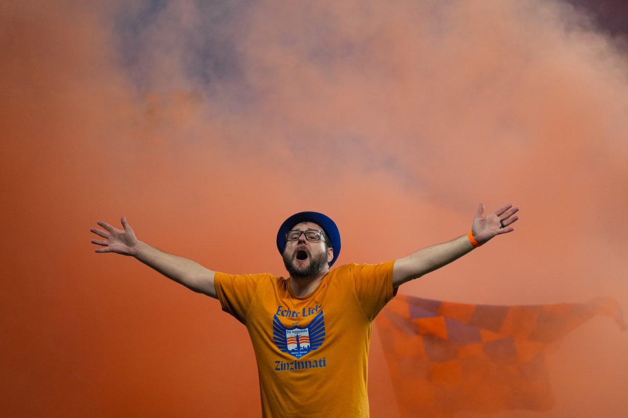 CINCINNATI, OHIO - MARCH 8: FC Cincinnati against Toronto FC on March 8, 2025 at TQL Stadium in Cincinnati, Ohio.