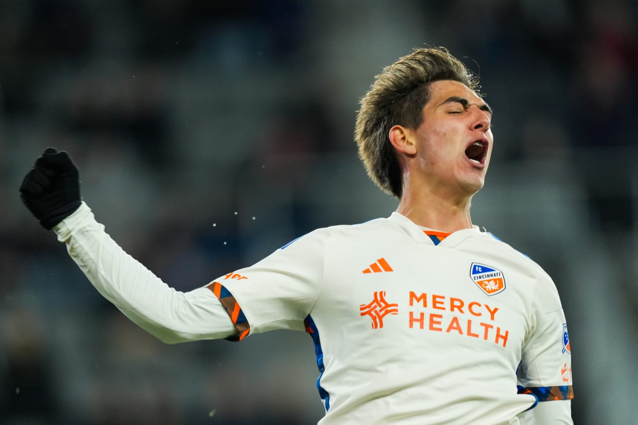 WASHINGTON, D.C. - APRIL 12: D.C. United against FC Cincinnati on April 12, 2025 at Audi Field in Washington, D.C.