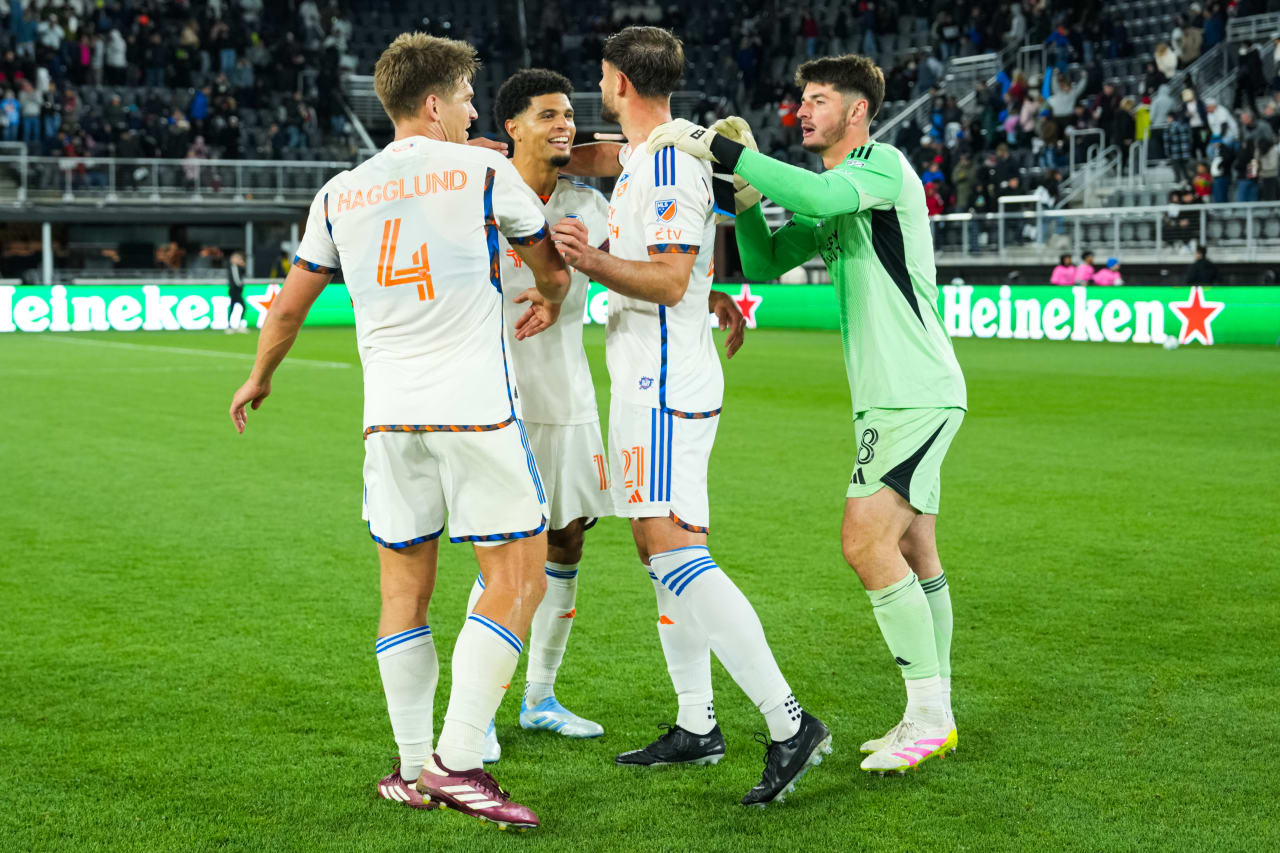 WASHINGTON, D.C. - APRIL 12: D.C. United against FC Cincinnati on April 12, 2025 at Audi Field in Washington, D.C.