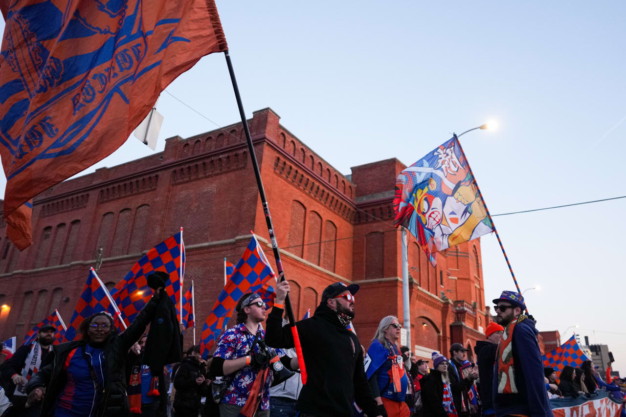 CINCINNATI, OHIO - MARCH 8: FC Cincinnati against Toronto FC on March 8, 2025 at TQL Stadium in Cincinnati, Ohio.