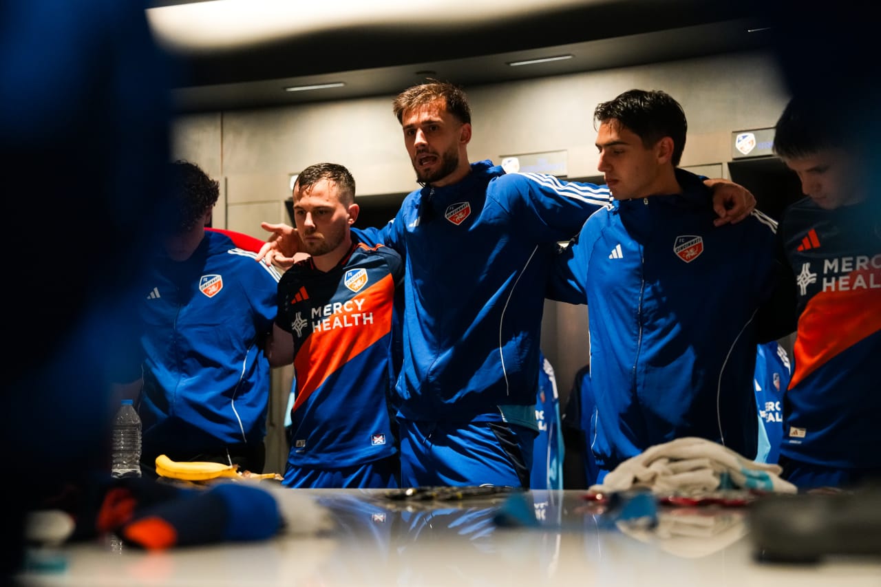 CINCINNATI, OHIO - APRIL 5: FC Cincinnati against New England Revolution on April 5, 2025 at TQL Stadium in Cincinnati, Ohio.