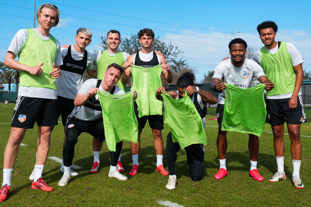 CLEARWATER, FLORIDA - FEBRUARY 11: FC Cincinnati during preseason training on February 11, 2025 at Walter Campbell Sports Park in Clearwater, Florida.