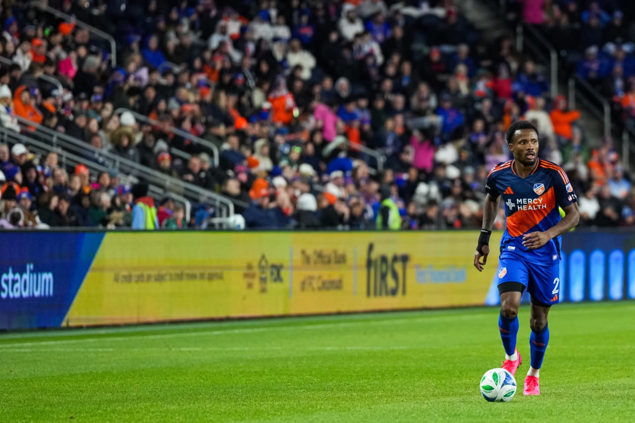 CINCINNATI, OHIO - MARCH 8: FC Cincinnati against Toronto FC on March 8, 2025 at TQL Stadium in Cincinnati, Ohio.