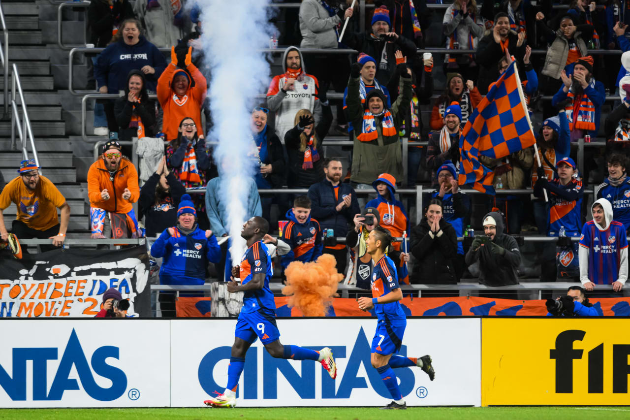 CINCINNATI, OHIO - MARCH 8: FC Cincinnati against Toronto FC on March 8, 2025 at TQL Stadium in Cincinnati, Ohio.