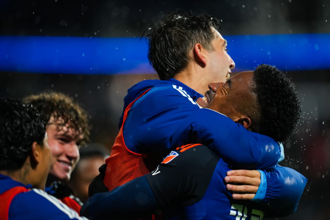 CINCINNATI, OHIO - APRIL 5: FC Cincinnati against New England Revolution on April 5, 2025 at TQL Stadium in Cincinnati, Ohio.