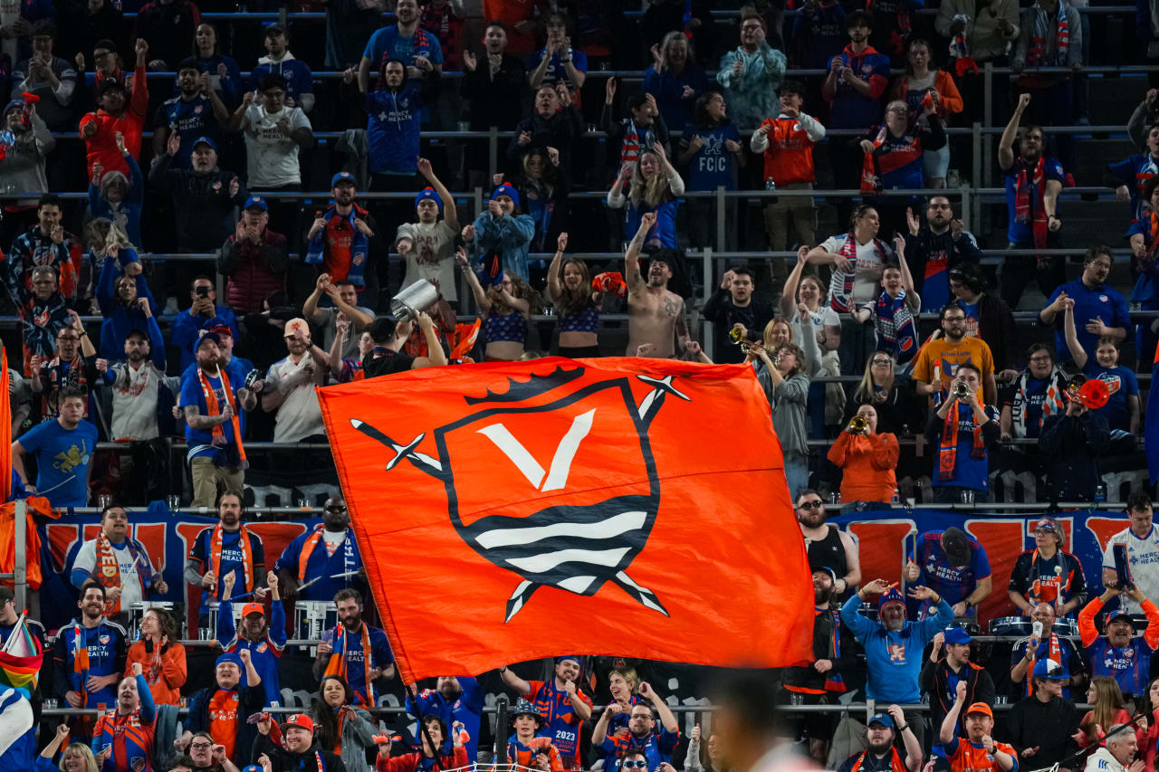 CINCINNATI, OHIO - FEBRUARY 26: FC Cincinnati during a Concacaf Champions Cup match against FC Motagua on February 26, 2025 at TQL Stadium in Cincinnati, Ohio.
