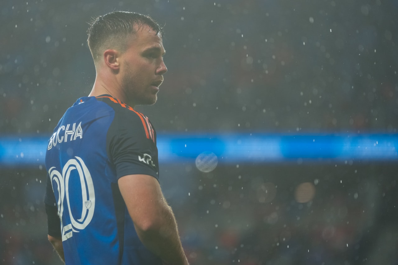 CINCINNATI, OHIO - APRIL 5: FC Cincinnati against New England Revolution on April 5, 2025 at TQL Stadium in Cincinnati, Ohio.