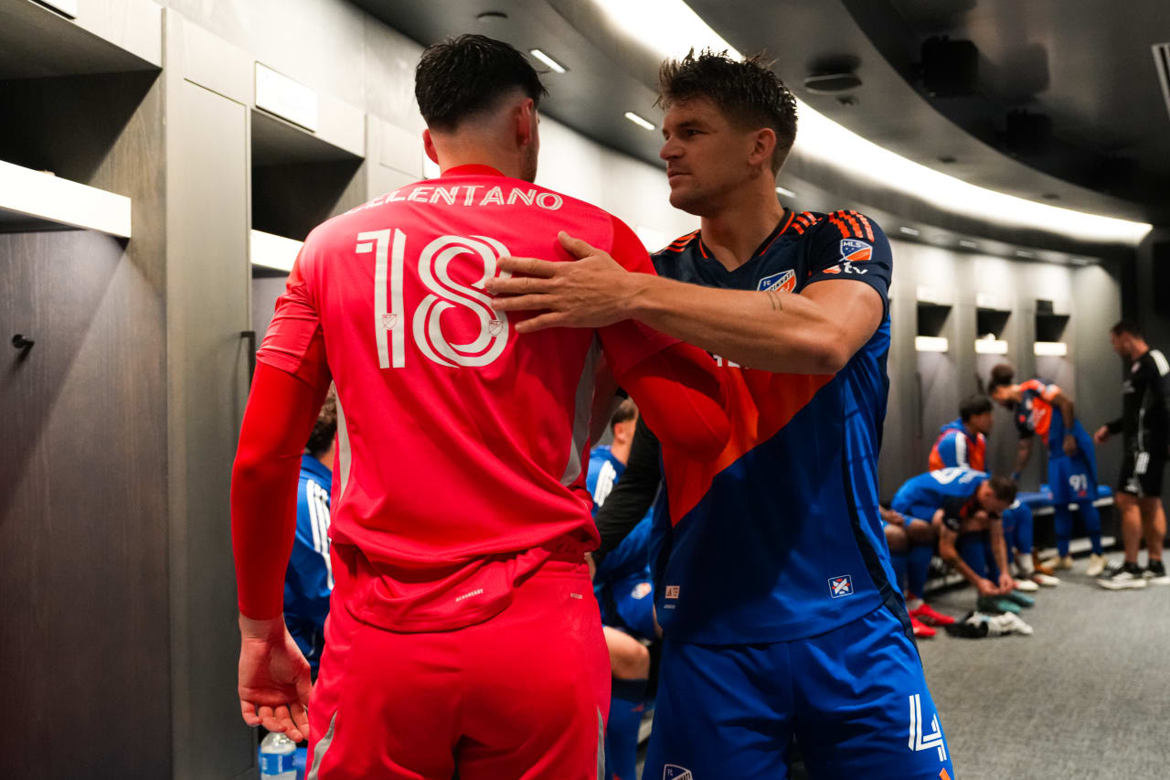 CINCINNATI, OHIO - APRIL 5: FC Cincinnati against New England Revolution on April 5, 2025 at TQL Stadium in Cincinnati, Ohio.