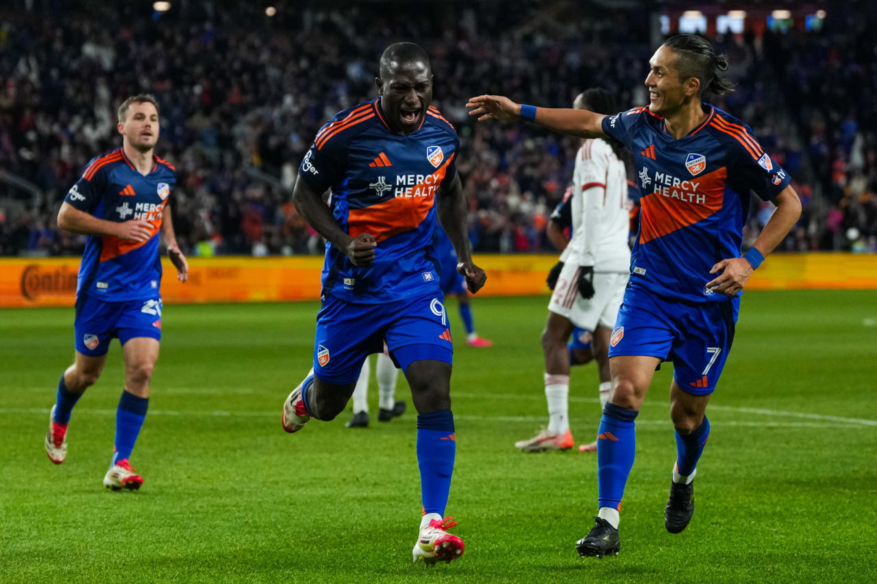CINCINNATI, OHIO - MARCH 8: FC Cincinnati against Toronto FC on March 8, 2025 at TQL Stadium in Cincinnati, Ohio.