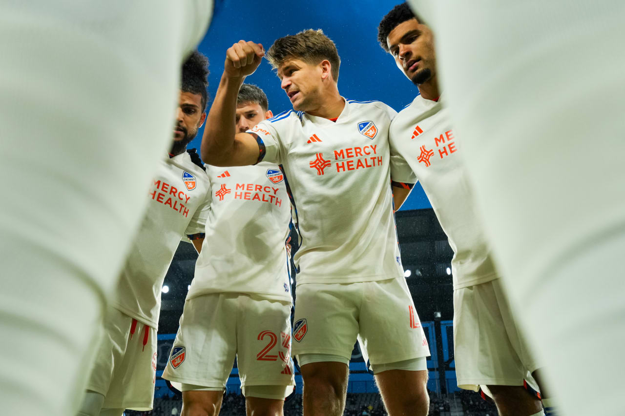 WASHINGTON, D.C. - APRIL 12: D.C. United against FC Cincinnati on April 12, 2025 at Audi Field in Washington, D.C.