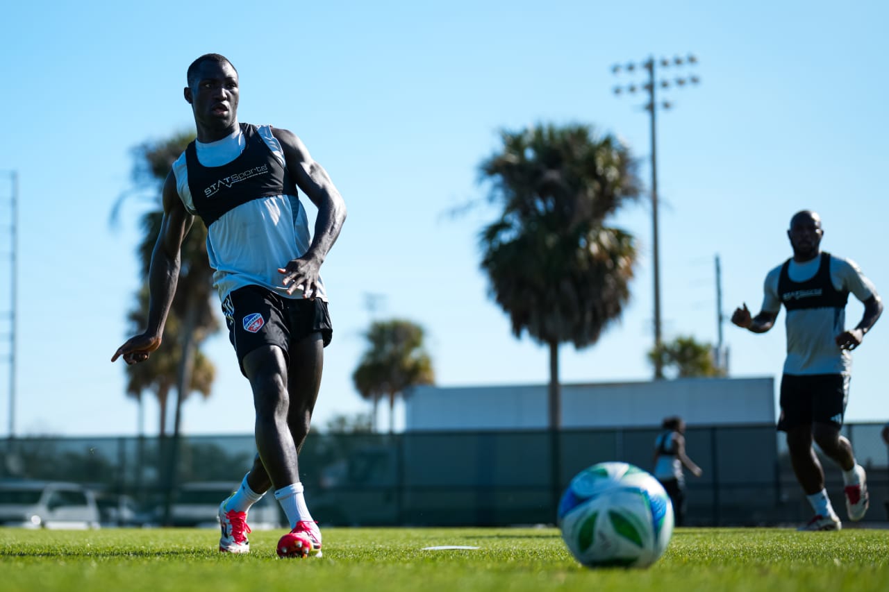 CLEARWATER, FLORIDA - FEBRUARY 10: FC Cincinnati during preseason training on February 10, 2025 at Walter Campbell Sports Park in Clearwater, Florida.