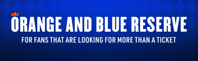 The Orange and Blue Reserve. For fans that are looking for more than a ticket.