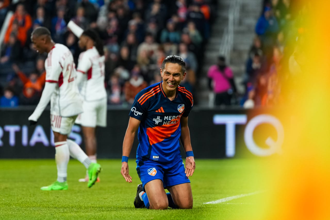 CINCINNATI, OHIO - MARCH 8: FC Cincinnati against Toronto FC on March 8, 2025 at TQL Stadium in Cincinnati, Ohio.