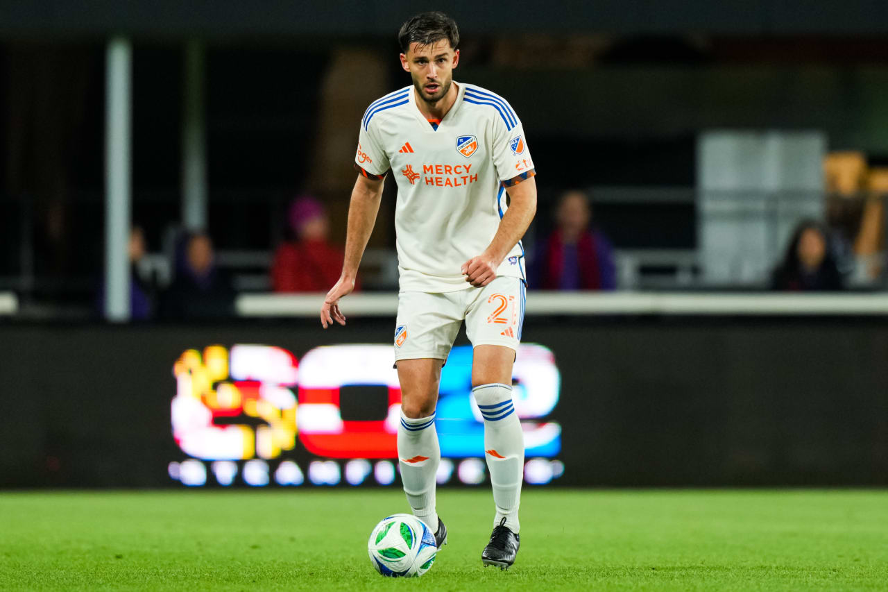 WASHINGTON, D.C. - APRIL 12: D.C. United against FC Cincinnati on April 12, 2025 at Audi Field in Washington, D.C.