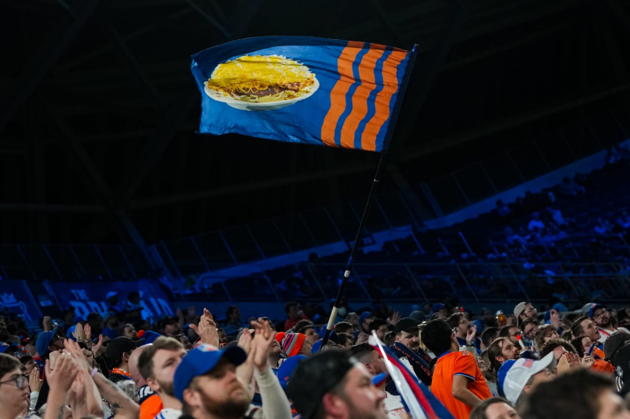 CINCINNATI, OHIO - FEBRUARY 26: FC Cincinnati during a Concacaf Champions Cup match against FC Motagua on February 26, 2025 at TQL Stadium in Cincinnati, Ohio.