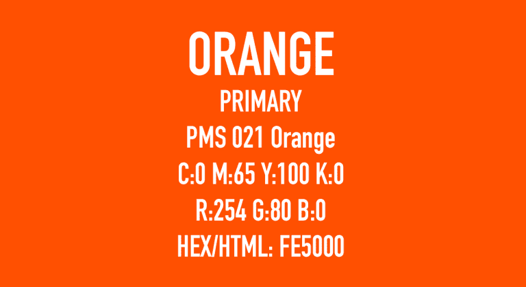 Orange | Primary | PMS 021 Orange