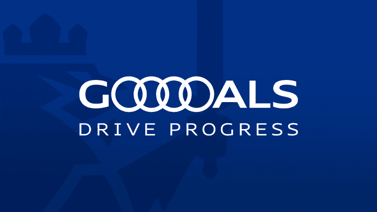 Click to learn more about the Audi Goals Drive Progress
