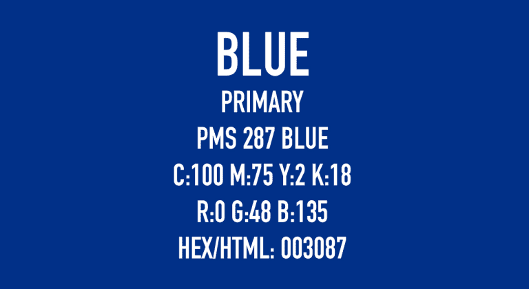 Blue | Primary | PMS 287 BLUE